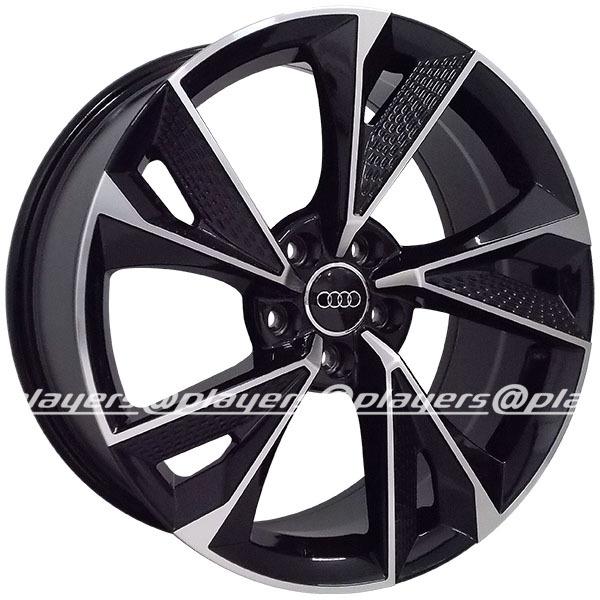 7072062)社外アルミホイール4本セットVWフォルクスワーゲンアウディベンツ アウディ A4/S4 B9/B8 8W/8K系 新品 A-5671 19インチ +42 ホイール PBK