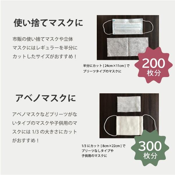 インナーマスクとりかえシート 200枚入り 送料無料  ※マスクではありません！ 日本全国送料無料 即納 日本製 使い捨てマスク取り換えシート インナー