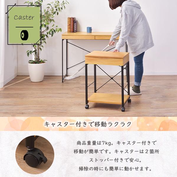 デスクワゴン デスク用ワゴン 収納 デスク周り キャスター付き
