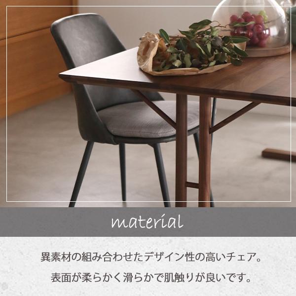 ダイニングチェア チェア 椅子 イス ダイニング スチール ソフトレザー
