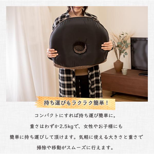 折り畳めるドーナツ型チェア 座椅子 フロアチェア