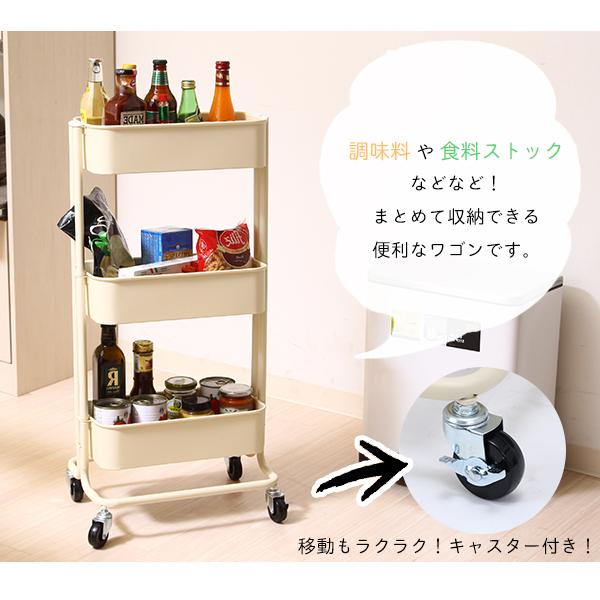 マルチワゴン キャスター付き バスケットトローリー モノトーン スチールラック マルチラック サイドラック 収納ワゴン マルチキッチンワゴン 3段スリム Fj C ポケてりあ 通販 Yahoo ショッピング