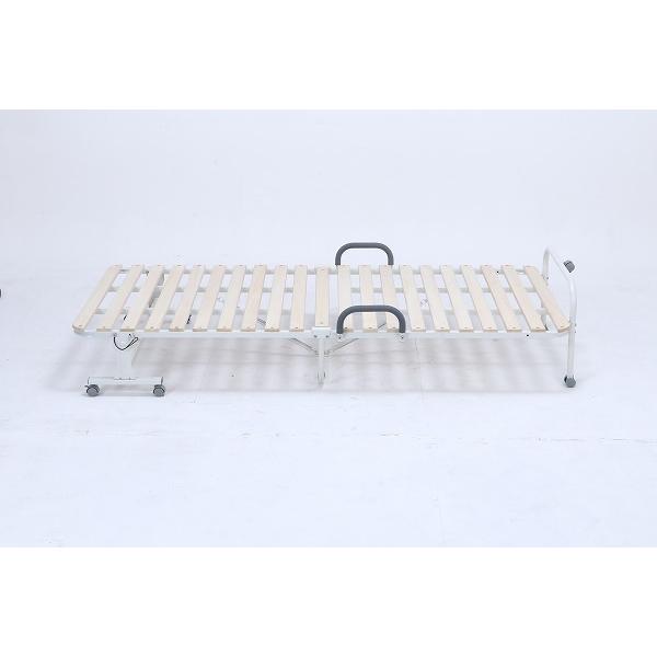 折りたたみパイプすのこベッド　シングル シングル 折りたたみ桐すのこパイプベッド(BLNC) | ニトリネット【公式