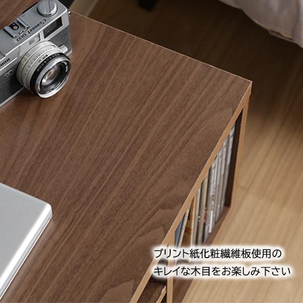 シンプルテレビボード テレビ台 ブラウン ホワイトオーク ローボード