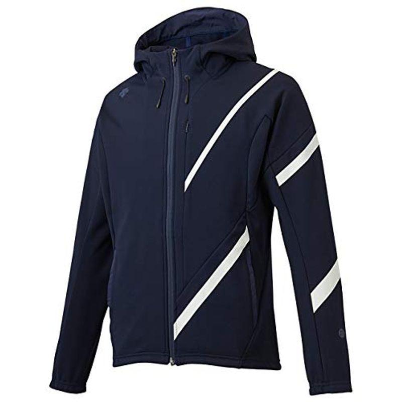 デサント フリースフルジップパーカー 防風 ストレッチ はっ水 DMMOJF29Z メンズ NV S