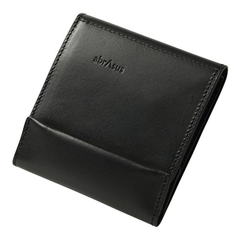 薄い財布 abrAsus ブッテーロレザーエディション ブラック メンズ 財布
