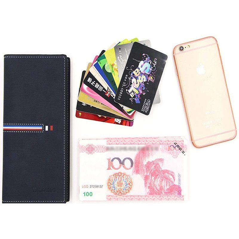 22人気の 財布 長財布 メンズ スマホ も入る 財布 二つ折り財布 カードケース 大容量 大人 ロングウォレット Puレザー 濃いコーヒー色 Www Threeriversofs Com