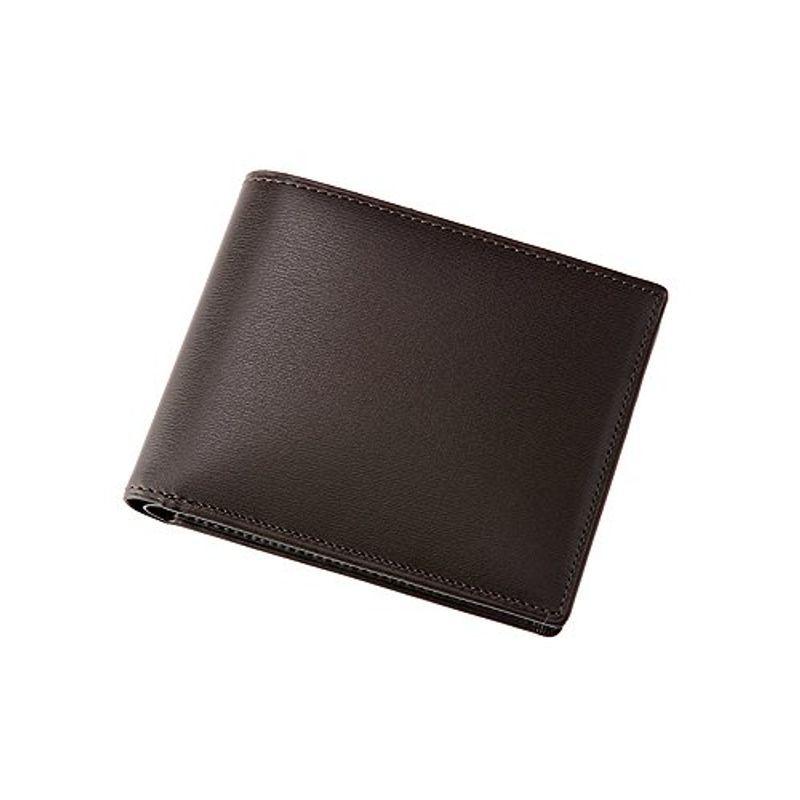 『5年保証』 CYPRIS 4292(チョコ) COLLECTION二つ折り財布（カード札入）ボックスカーフ＆リザード? その他財布