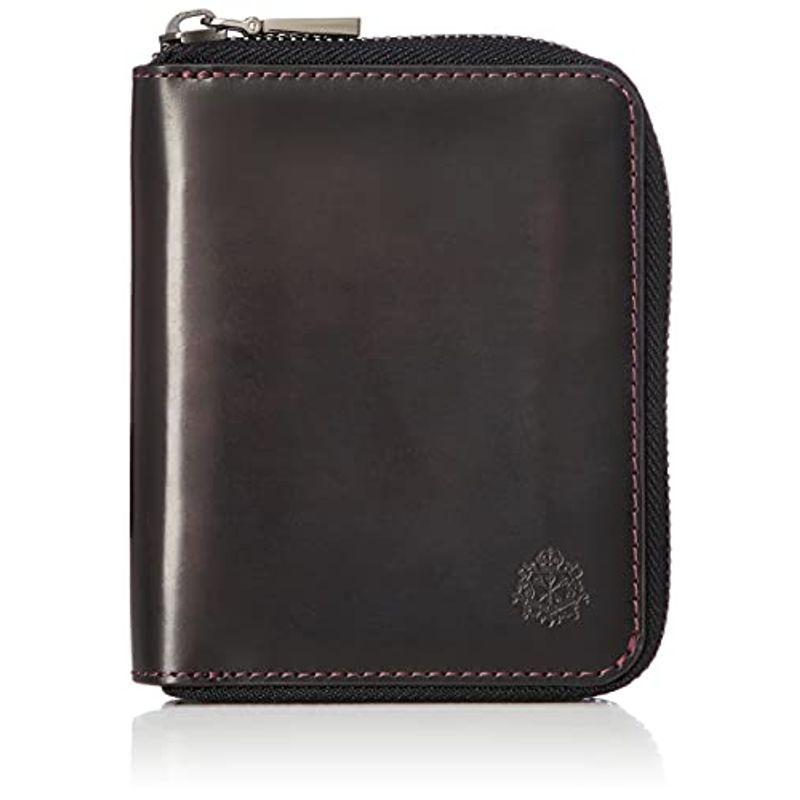 ドゥベージュ 二つ折り財布 ADVAN LEATHER メンズ ボルドー