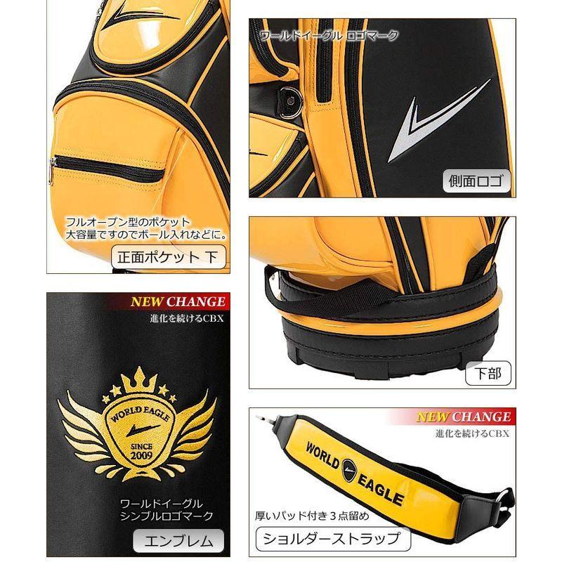 ワールドイーグル CBX007 メンズ ゴルフ カート バッグ ブラック/オレンジ WE-CBX007 CBX007 メンズ ゴルフ カート バッグ ブラック/オレンジ WE