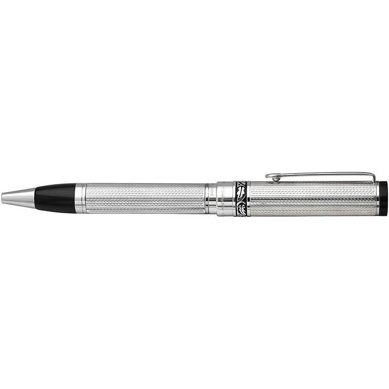 Xezo Tribune ソリッドスターリングシルバー925 ダイヤモンドカット ナンバー入りシリアルボールペン。300本限定生産。同じペン - 1