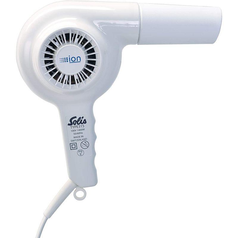 ソリスプロフェッショナル仕様ドライヤー、イオンテクノロジー、ヘアブローに最適、ソリス315イオンテクノロジー、ホワイト イオンテクノロジー ヘアブローに最適 ソリス315イオンテクノロジー ホワイト