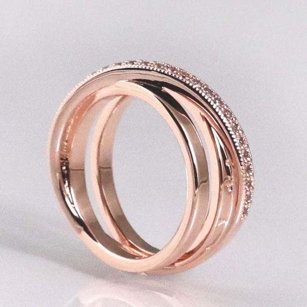 PANDORA パンドラ リング 指輪 Crossover Pave Triple Band Ring PANDORA パンドラ リング 指輪 Crossover Pave Triple Band Ring
