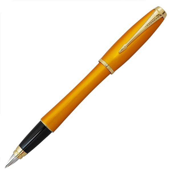 PARKER パーカー 万年筆 アーバンプレミアム マンダリンイエロー GT F（細字） 1892652｜at-shop｜02