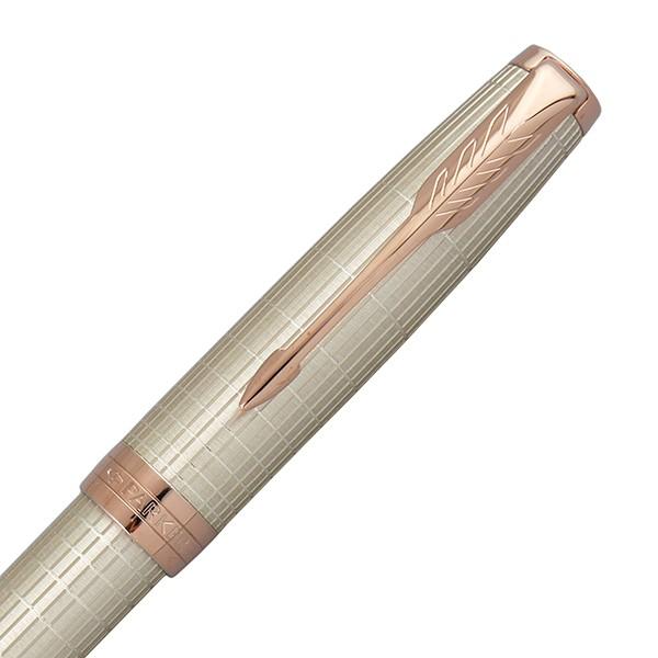 パーカー 万年筆 ソネット プレミアム パールPGT F PARKER（パーカー） 万年筆 ソネット プレミアム シルバーシズレPGT