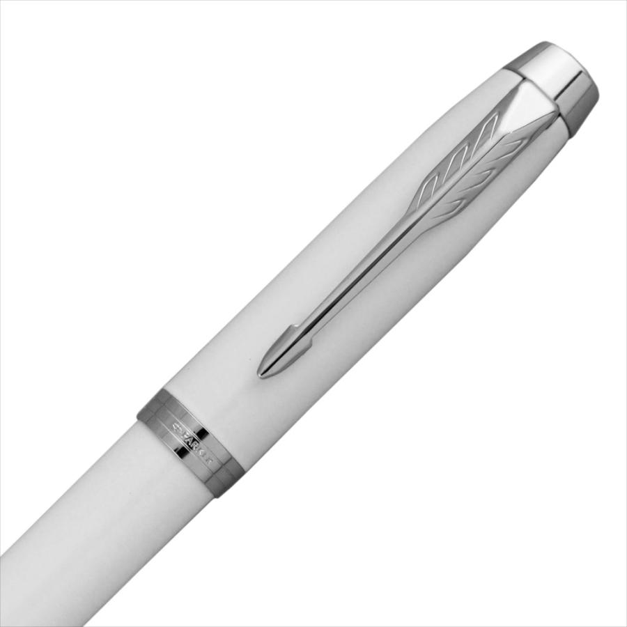 PARKER パーカー 万年筆 IM コアライン ホワイトCT 1975612 ペン先 F：細字｜at-shop｜05