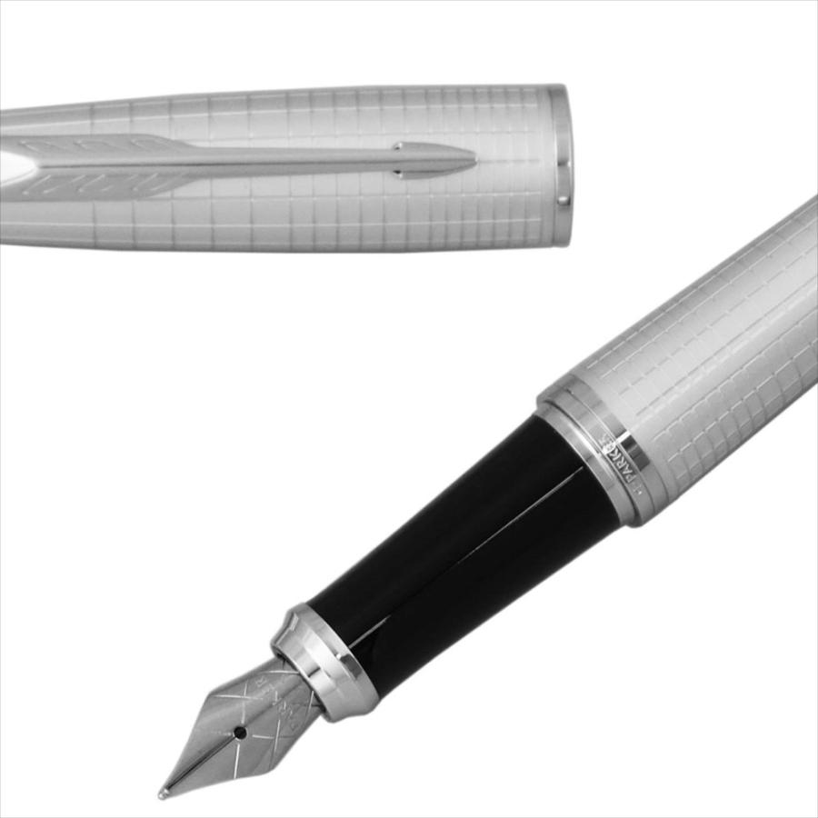 PARKER パーカー 万年筆 アーバン プレミアム　パールメタルＣＴ ペン先 F:細字 2039097｜at-shop｜03