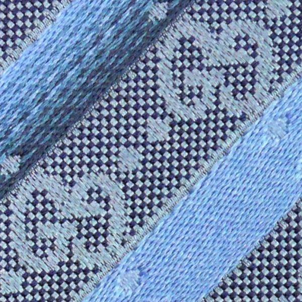 GG GUCCI グッチ ネクタイ 8.5cm ストライプ柄 ブルー系 237393 4B002