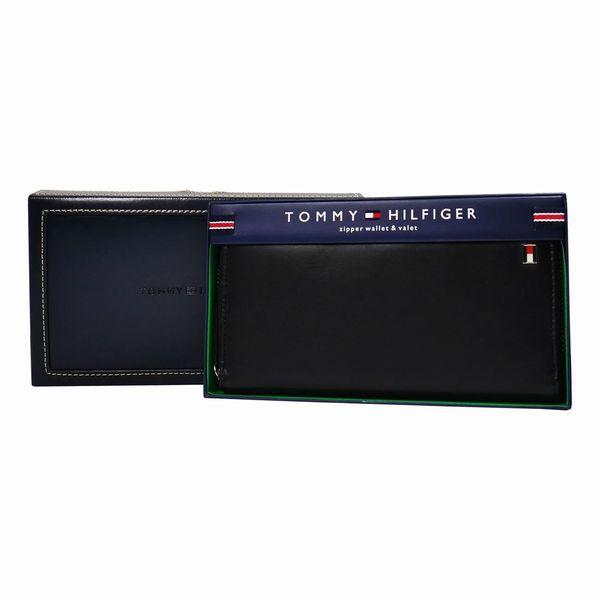 トミー 財布 TOMMY HILFIGER トミー・ヒルフィガー ラウンドファスナー長財布 OXFORD ブラック BLACK｜at-shop｜05