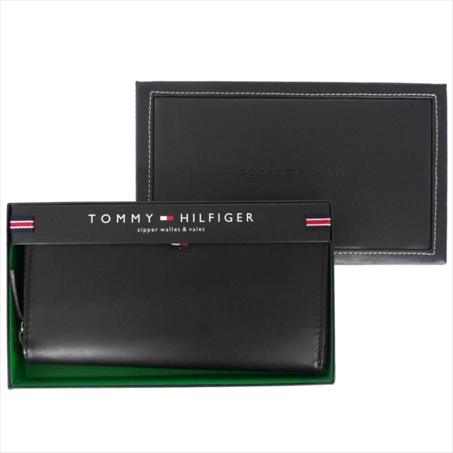 TOMMY HILFIGER トミー・ヒルフィガー 財布サイフ Highland ラウンドファスナー長財布 ブラック 31TL13X010BLACK｜at-shop｜02