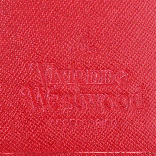 Vivienne Westwood ヴィヴィアン・ウェストウッド 財布サイフ レザー 二つ折り長財布 レッド 32764 RED｜at-shop｜05