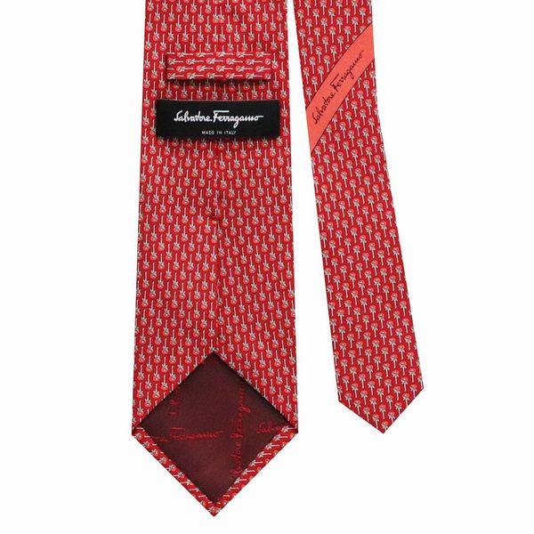 サルバトーレ フェラガモ salvatore ferrgamo ネクタイ レッド系