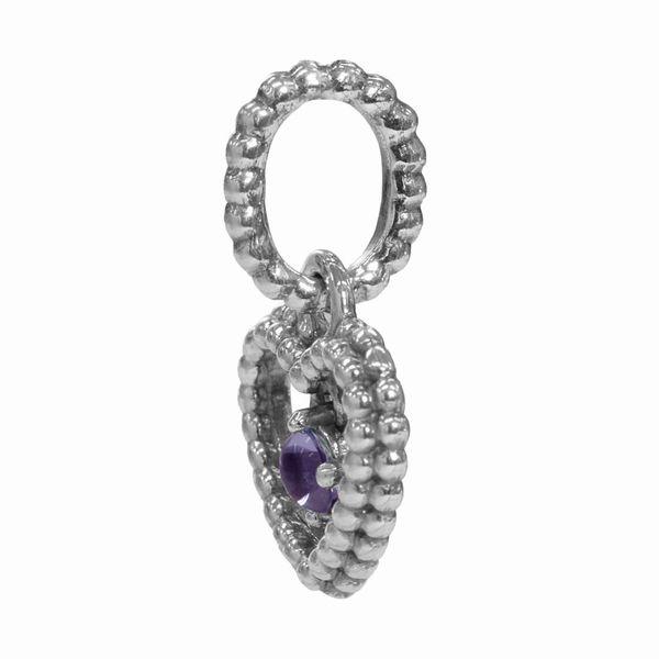 PANDORA（パンドラ） チャーム PANDORA Purple Beaded Heart Dangle 