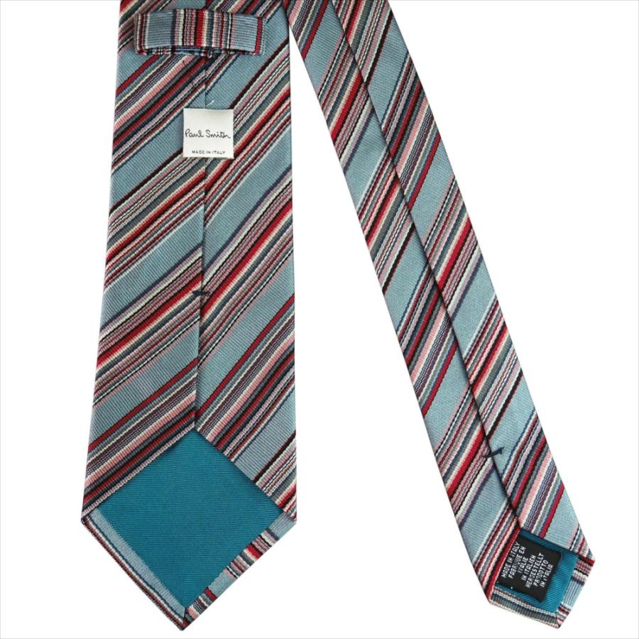 Paul Smith（ポール・スミス） ネクタイ 8cm ストライプ柄 サックス
