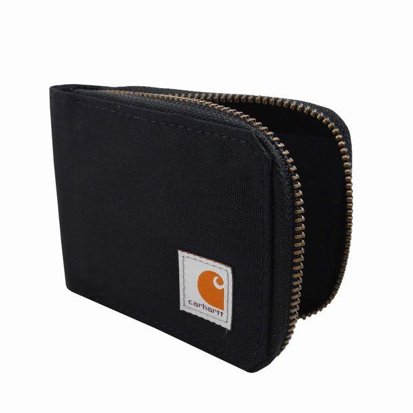 Carhartt（カーハート） メンズ 財布 二つ折り財布 (開閉：ファスナー