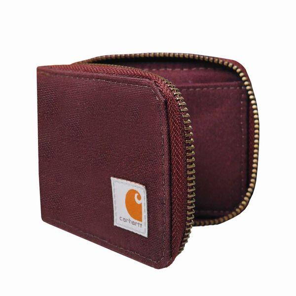 Carhartt（カーハート） メンズ 財布 二つ折り財布 (開閉：ファスナー