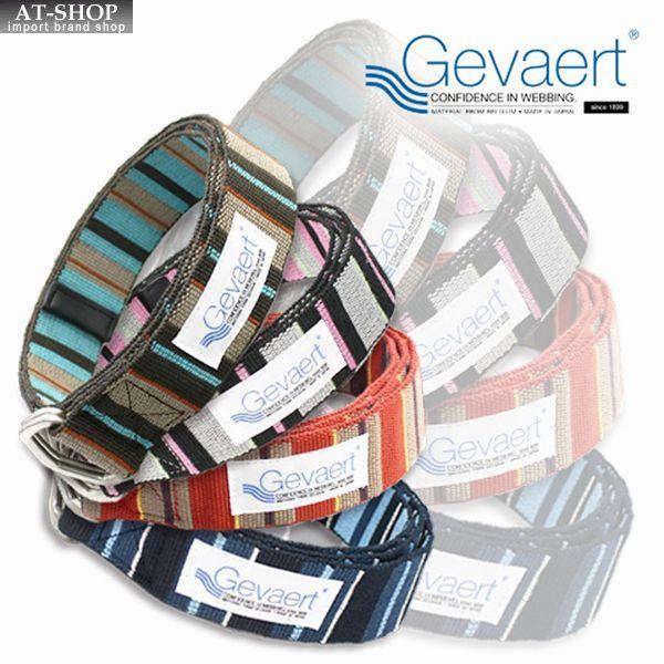 メンズ ベルト Wリング カラーボーダー ベルト GEVAERT ベルギーの老舗ゲバルト社 日本製｜at-shop