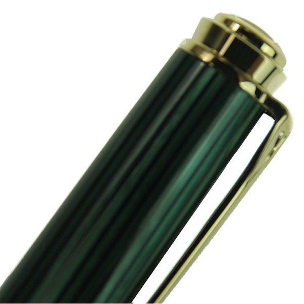 Pelikan（ペリカン） ボールペン スーベレーン K600 グリーン縞 : AT