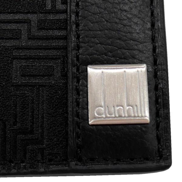 DUNHILL ダンヒル 財布サイフ　D-EIGHT 二つ折り財布 (小銭入れ無) L2LH30A ブラック｜at-shop｜05