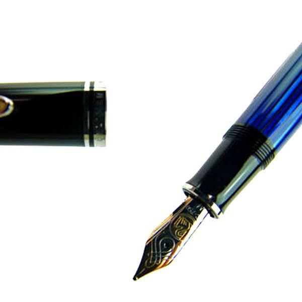 Pelikan ペリカン 万年筆 スーベレーン M805 ブルー縞 ペン先 M：中字｜at-shop｜03