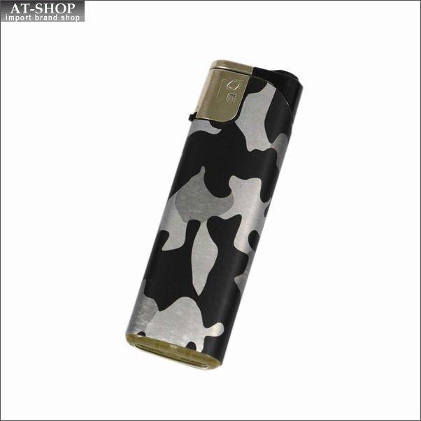 使い捨てライター キャンディ迷彩柄 ミニタリ− ライター ターボ