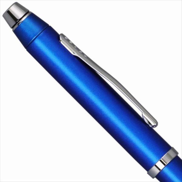 クロス ボールペン CROSS テックスリー NAT0090-8ST メタリックブルー （ボールペン黒＋赤＋シャープペンシル0.5mm）｜at-shop｜04