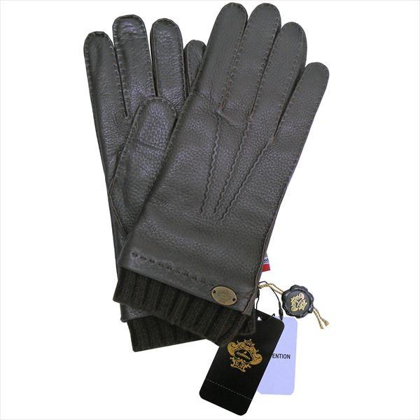 OROBIANCO オロビアンコ 手袋 メンズ グローブ 鹿革 ORM-1413 DARKBROWN ダークブラウン サイズ：8.5（24ｃｍ）｜at-shop｜02