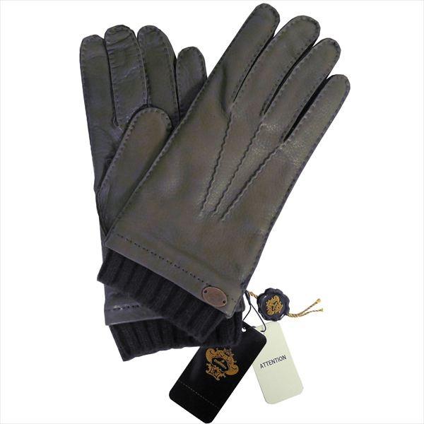 OROBIANCO オロビアンコ 手袋 メンズ グローブ 鹿革 ORM-1413 KHAKI カーキ サイズ：8.5（24ｃｍ）｜at-shop｜02