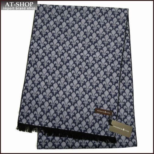 PATRICK COX（パトリックコックス） マフラー PC-1002-NAVY-521981