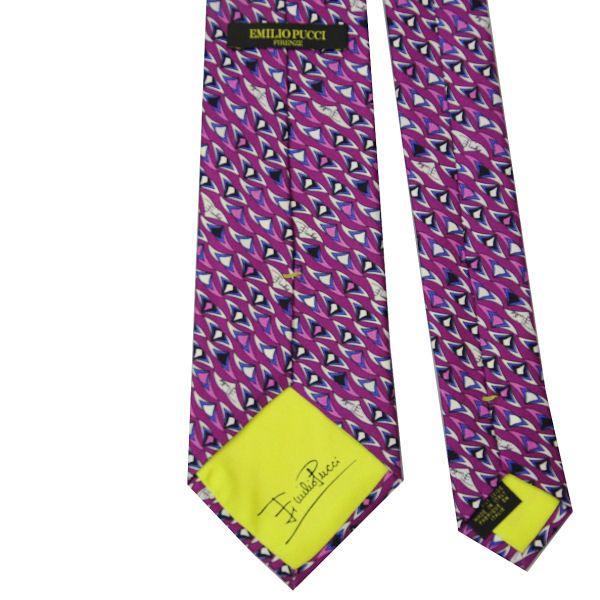EMILIO PUCCI（エミリオプッチ） ネクタイ 8.5cm パープル系 p7013x3