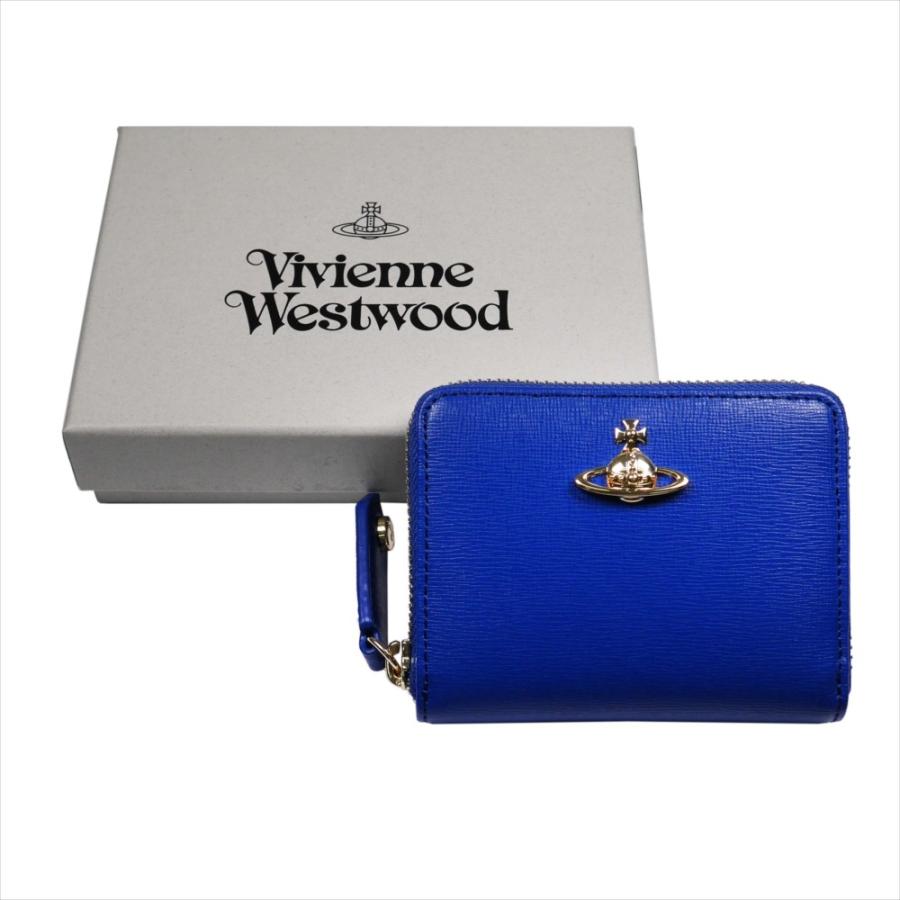 Vivienne Westwood ヴィヴィアン・ウェストウッド 財布サイフ NO,10 SAFFIANO 小銭入れ ラウンドファスナー財布 51080001 BLUE 18SS ブルー｜at-shop｜05