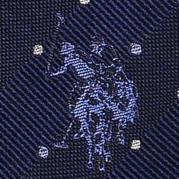 ポロ ネクタイ U.S. POLO ASSN 先幅:約8cm ドット柄 メンズ ネクタイ USPA-88 NAVY/BLUE 2023AW｜at-shop｜04