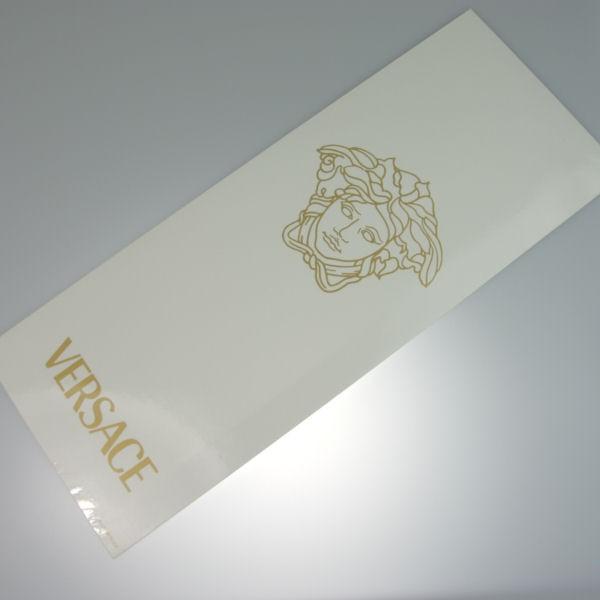 Versace ヴェルサーチ ネクタイ 9cm ストライプ柄 ホワイト versacenek5 :versacenek5:AT-SHOP