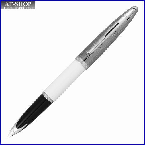 WATERMAN ウォーターマン 万年筆 カレンDX コンテンポラリーホワイトST ペン先 EＦ：極細  wm1003ef S2229161｜at-shop