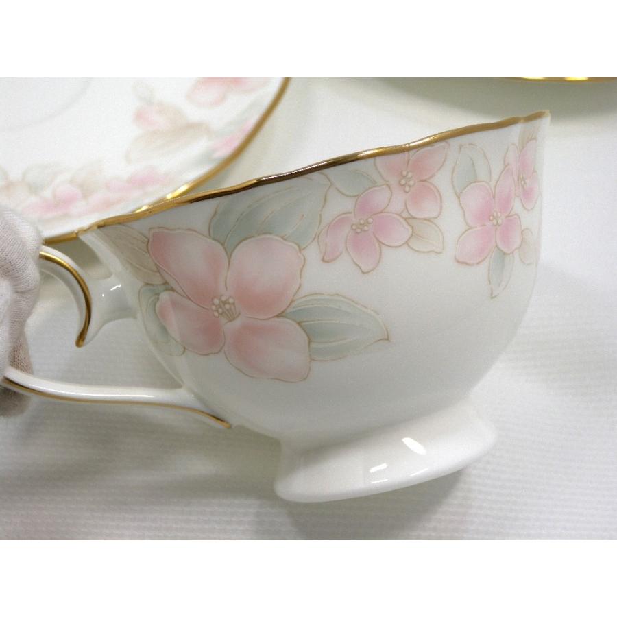 【ノリタケボーンチャイナ/Noritake Bone China】カップ&ソーサー ペアセット(洋食器/コーヒーカップ/ティーカップ/ブランド/陶磁器/白磁器/日本陶器)｜at-smile-shop｜04