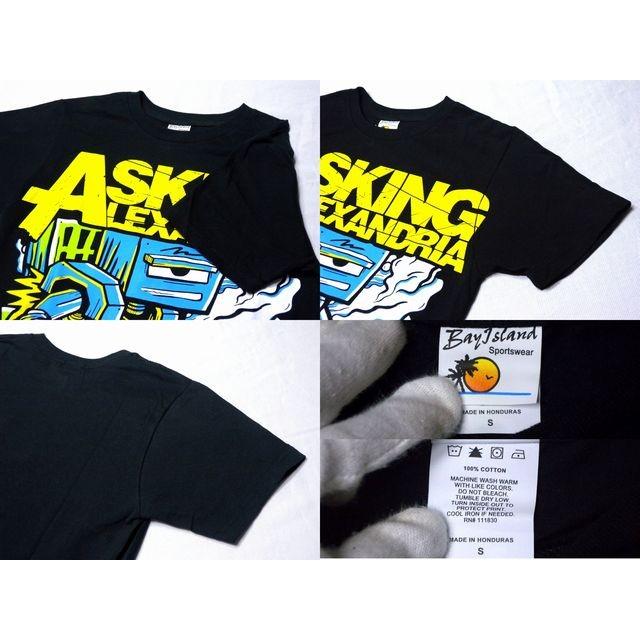 Tシャツ カットソー トップス 半袖 メンズ レディース おしゃれ ブランド アウトレット アスキング アレクサンドリア イラスト プリント デザイン バンド S Ofs 00329 アット スマイル 通販 Yahoo ショッピング