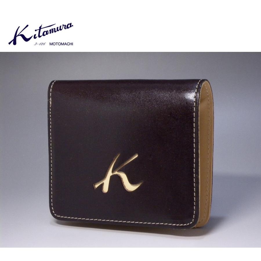 Kitamura 財布 二つ折り 小銭入れ メンズ レディース ブランド Kitamura 財布 二つ折り 小銭入れ メンズ レディース ブランド