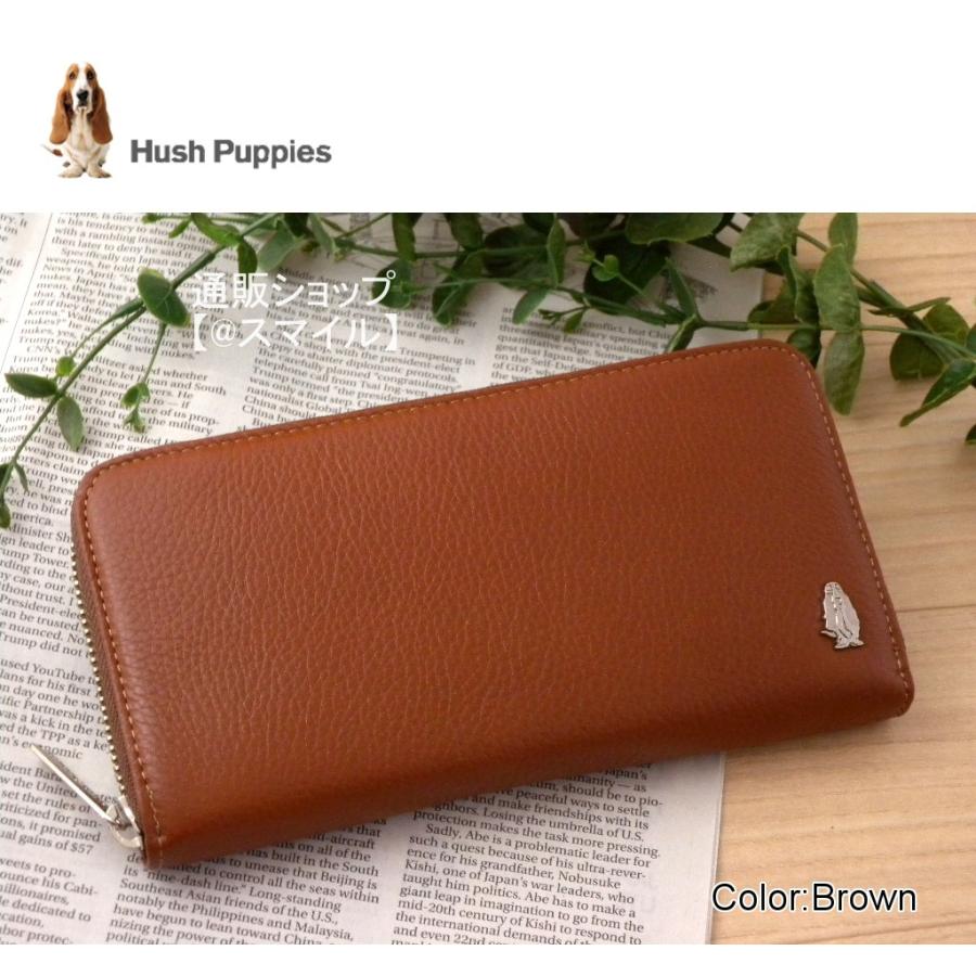 長財布 ラウンドファスナー メンズ レディース ブランド おしゃれ アウトレット 牛革 本革 ハッシュパピー Hush Puppies 多機能 収納力抜群 犬メタルロゴ 茶 Ofs アット スマイル 通販 Yahoo ショッピング