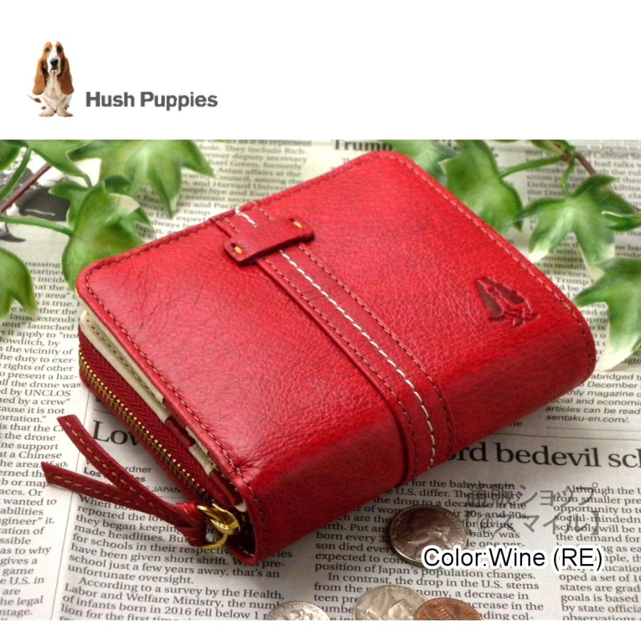 財布 二つ折り ラウンドファスナー メンズ レディース ブランド アウトレット 本革 豚革 ハッシュパピー Hush Puppies タッセル ベルト ステッチ ワイン レッド Ofs a アット スマイル 通販 Yahoo ショッピング