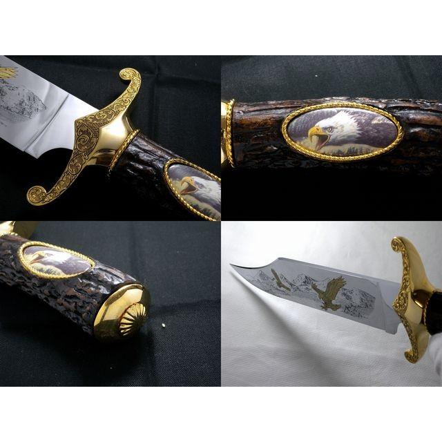 ナイフ 模造刀 インテリア ホビー 工芸品 アメリカンイーグル ボウイ 